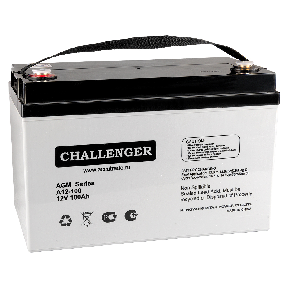 a12-100_1 Аккумуляторная батарея CHALLENGER A12-100 — изображение 1