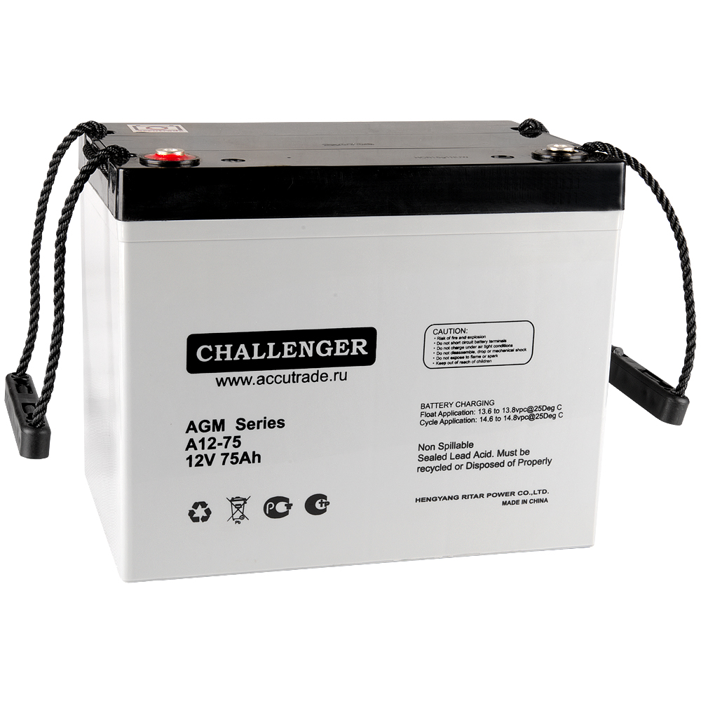 a12-75_1 Аккумуляторная батарея CHALLENGER A12-75 — изображение 1